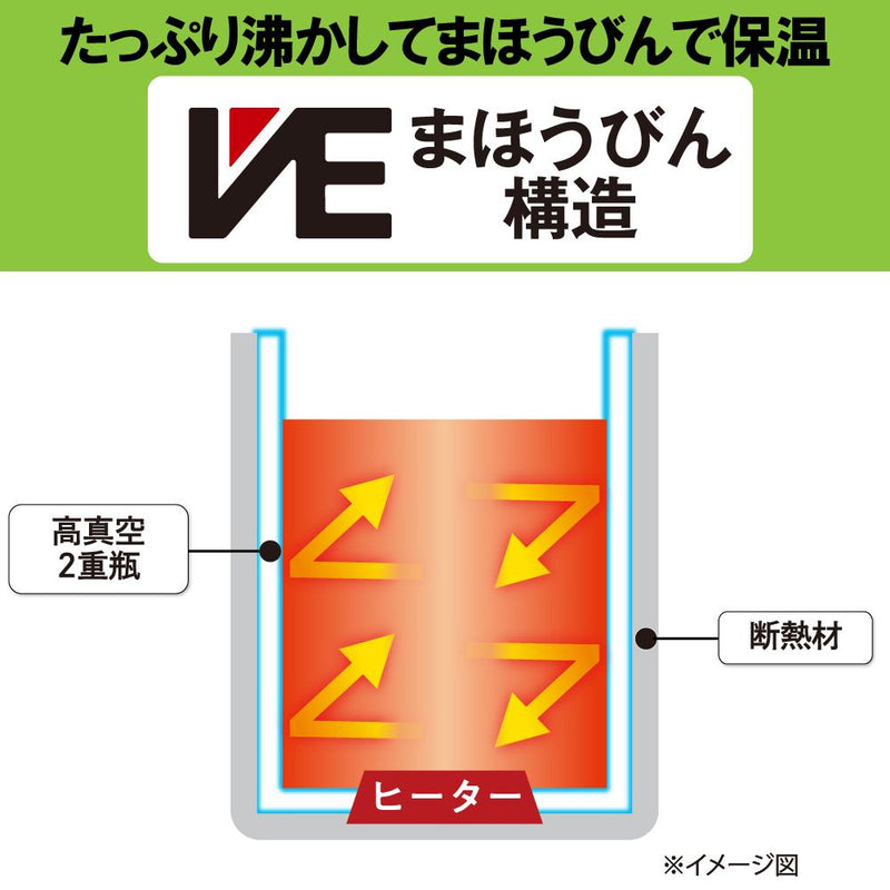 タイガー 蒸気レスVE 電気まほうびん 3.0L PIPG300WE メーカー直送 ▼返品・キャンセル不可【他商品と同時購入不可