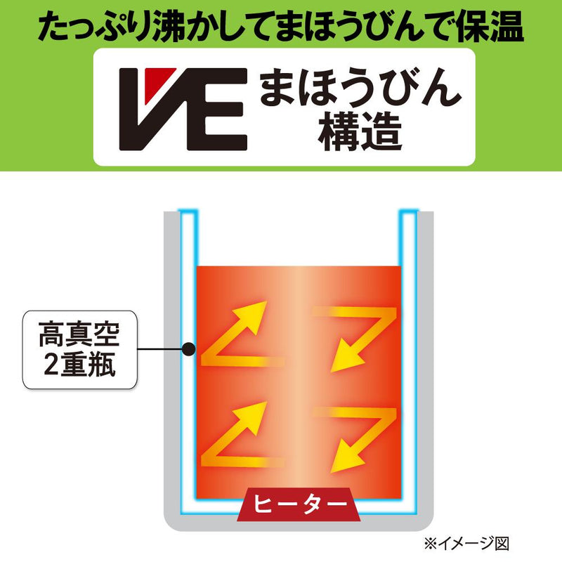 タイガー VE 電気まほうびん 3.0L PIQ-G300WC メーカー直送 ▼返品・キャンセル不可【他商品との同時購入不可】