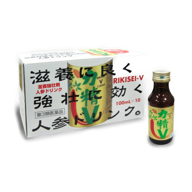 【第3類医薬品】田村薬品工業 力精V 100mlx10本