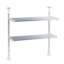 Takubo Kogyo 2-tier extendable tension shelf