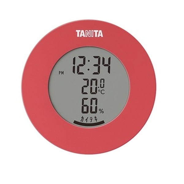 タニタ 温湿度計TT585 ピンク