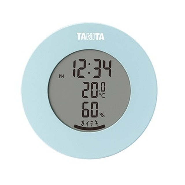 タニタ 温湿度計TT585 ライトブルー