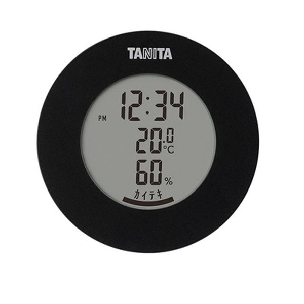 タニタ 温湿度計TT585 ブラック