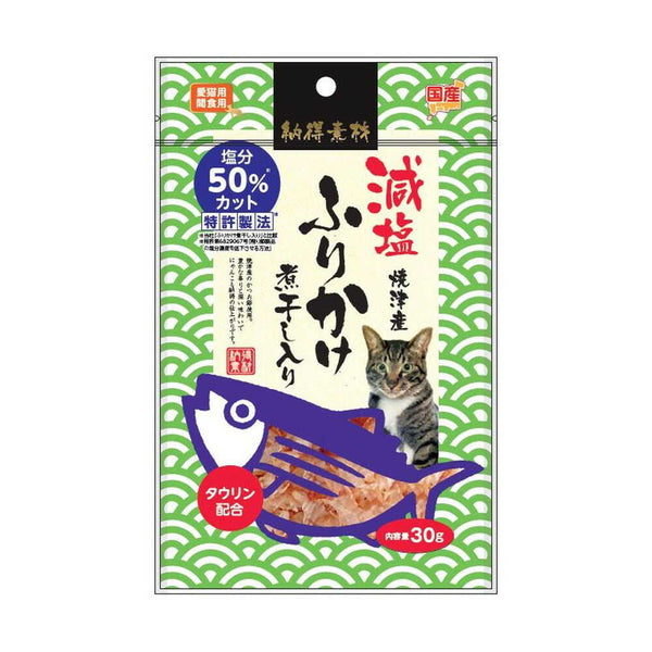 ペットライブラリー 納得素材 減塩ふりかけ 煮干し入り 30g