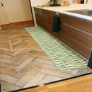 オカトー ナチュラルキッチンマット45252 グリーン