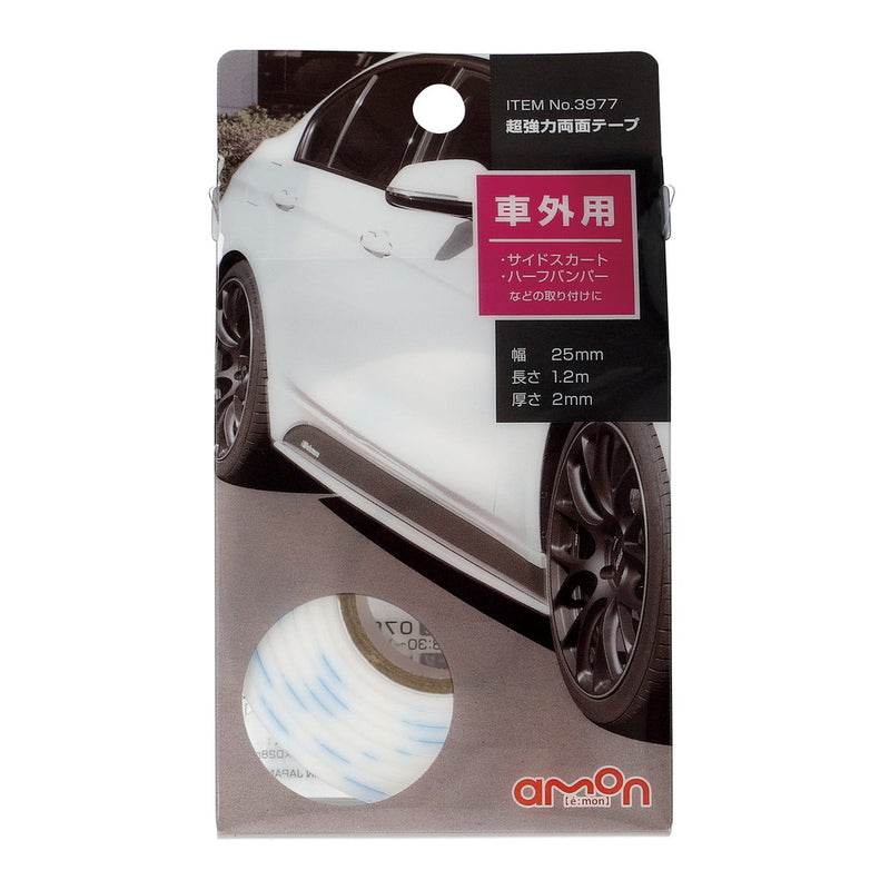 Amon Super strong double-sided tape (for car exterior) 3977 Super strong double-sided tape x 1