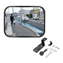 Amon 车库镜方形 1000R 6952 - 镜体 x 1 - 枢轴 x 1 - 安装支架 x 1 - L 形支架 x 1 - 法兰螺母 x 2 - 螺栓 x 1 - 自攻螺丝 x 4 - 扳手 x 1