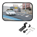 Amon 车库镜子方形 2000R 6953 - 镜体 x 1 - 枢轴 x 1 - 安装支架 x 1 - L 形支架 x 1 - 法兰螺母 x 2 - 螺栓 x 1 - 自攻螺丝 x 4 - 扳手 x 1