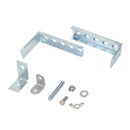 阿蒙车库镜子安装块墙壁硬件 6955 ・主体 x 1 个 ・L 形支架（大）×1 ・翼形螺母 (M8)×1 ・调节器 (M8)×1 ・垫圈 (M8)×1 ・L 形支架（小）x 1、六角螺栓（M6）x 1、法兰螺母（M6）x 1