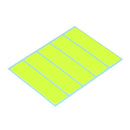 エーモン シールリフレクター 黄 6971 シールリフレクター×5