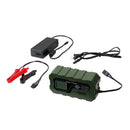 エーモン バッテリーチャージャー 8625 ・本体×1・AC／DCアダプター×1・クリップ端子コード×1・取扱説明書×1