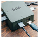 エーモン USBチャージャー 8627 ・本体（管ヒューズ10A内蔵）×1・粘着剤付きマジックテープ（オス×1／メス×2）・取扱説明書×1