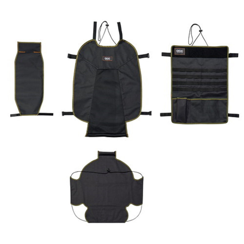 Amon seat protector (for front) 8628 ・Main body: Headrest section x 1 Seat section x 1 Back section x 1 Seat back section (front and back) x 1 each, Storage bag x 1, Instruction manual x 1