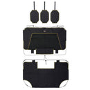 エーモン シートプロテクター（リア用） 8629 ・本体　ヘッドレスト部×3　座面部×1　背面部（表面・裏面）×各1・収納袋×1・取扱説明書×1