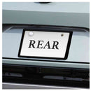 セイワ GLOSSYナンバーフレームセットBK K443 2枚セット