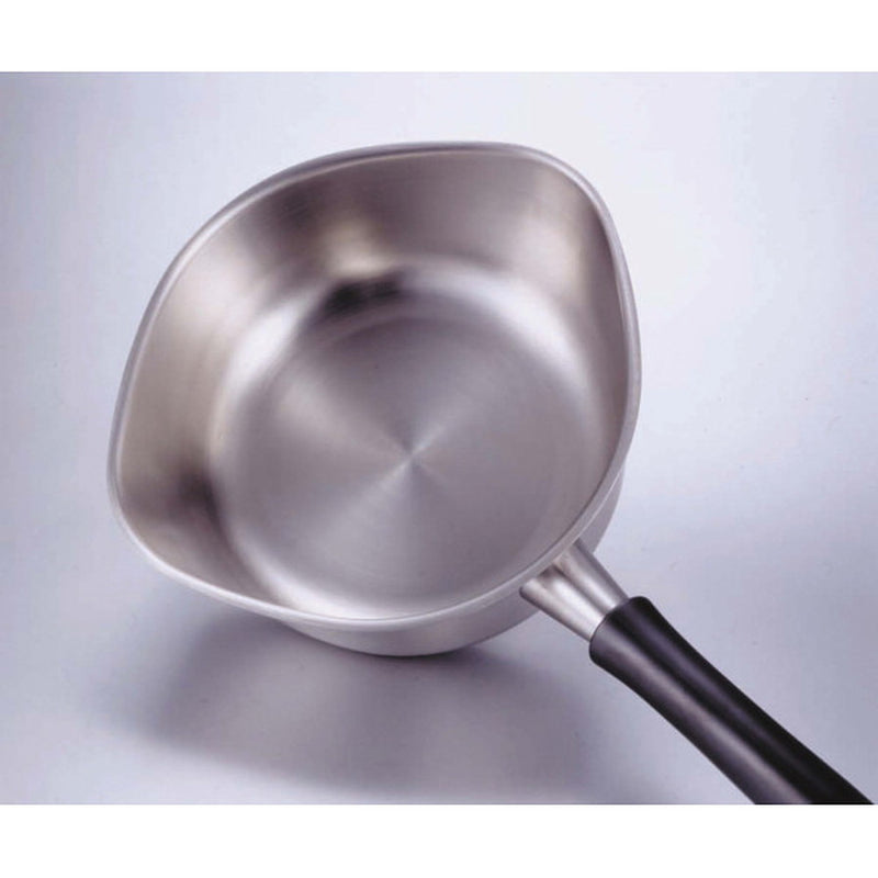 柳宗理 3層鋼片手鍋（18cm・つや消し）蓋付 メーカー直送 ▼返品・キャンセル不可【他商品との同時購入不可】