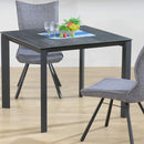 ダイニングチェア Poare  ダークグレー 2脚　メーカー直送▼返品・キャンセル不可【他商品との同時購入不可】