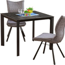 ダイニングテーブル Granada ストームグレー90　メーカー直送▼返品・キャンセル不可【他商品との同時購入不可】