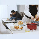 ダイニングテーブル Granada ホワイトクォーツ90　メーカー直送▼返品・キャンセル不可【他商品との同時購入不可】