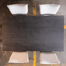 ダイニングテーブル Granada ストームグレー165　メーカー直送▼返品・キャンセル不可【他商品との同時購入不可】