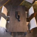 ダイニングテーブル Granada ストームグレー165　メーカー直送▼返品・キャンセル不可【他商品との同時購入不可】