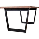 ダイニングテーブル Moana 165 ウォールナット突板 メーカー直送▼返品・キャンセル不可【他商品との同時購入不可】