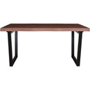 ダイニングテーブル Moana 180 ウォールナット突板　メーカー直送▼返品・キャンセル不可【他商品との同時購入不可】