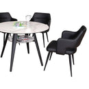 ダイニングチェア Olbia 回転式 ホワイト 2脚セット　メーカー直送▼返品・キャンセル不可【他商品との同時購入不可】