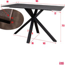 ダイニングテーブル Brescia ホワイトクォーツ165　メーカー直送▼返品・キャンセル不可【他商品との同時購入不可】