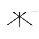 ダイニングテーブル Brescia ホワイトクォーツ165　メーカー直送▼返品・キャンセル不可【他商品との同時購入不可】