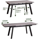 ダイニングテーブル 伸長 Grasty  アッシュグレー メーカー直送▼返品・キャンセル不可【他商品との同時購入不可】