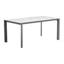 ダイニングテーブル Granada ホワイトクォーツ180　メーカー直送▼返品・キャンセル不可【他商品との同時購入不可】