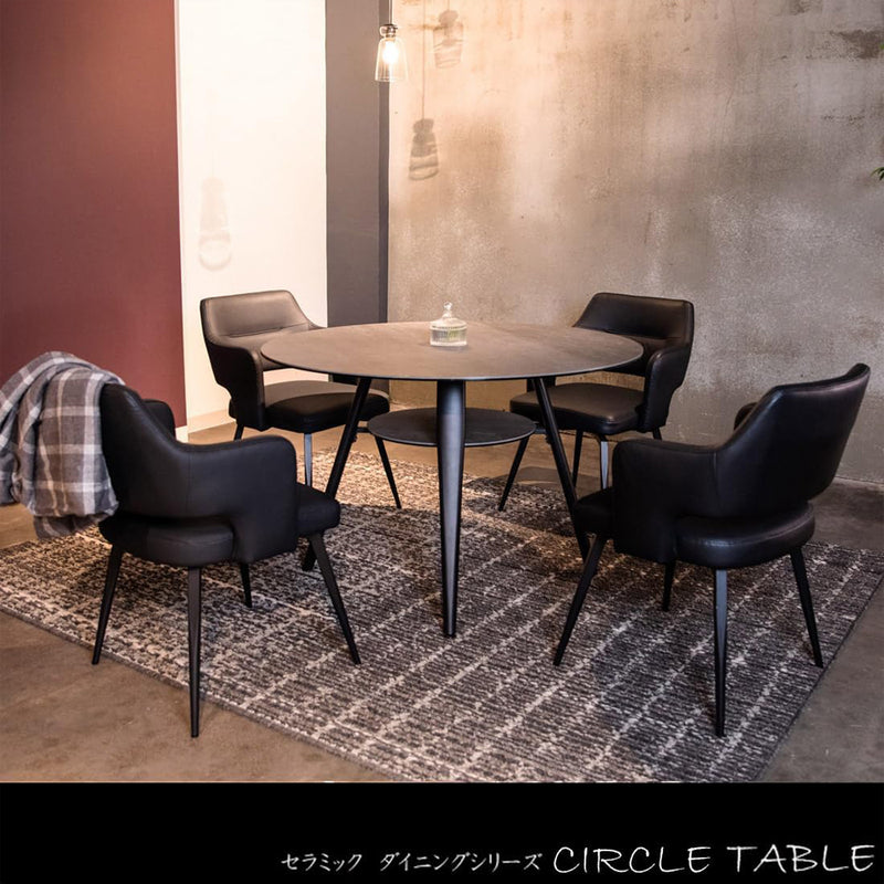 サークルテーブル Olbia ホワイトクォーツ 110　メーカー直送▼返品・キャンセル不可【他商品との同時購入不可】