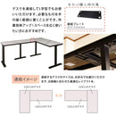 L字型デスク Rosen 120＋120 パールホワイト　メーカー直送▼返品・キャンセル不可【他商品との同時購入不可】