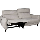 モーションソファ Makarov 2.5P GY W165 メーカー直送▼返品・キャンセル不可【他商品との同時購入不可】