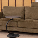 サイドテーブル Azure ストームグレイ 45x45　メーカー直送▼返品・キャンセル不可【他商品との同時購入不可】