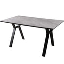 ダイニングテーブル Tafel 1400 アイスグレイ メーカー直送▼返品・キャンセル不可【他商品との同時購入不可】