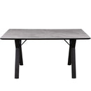 ダイニングテーブル Tafel 1400 アイスグレイ メーカー直送▼返品・キャンセル不可【他商品との同時購入不可】