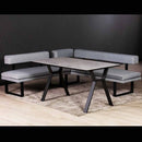 ダイニングテーブル Tafel 1000 アイスグレイ メーカー直送▼返品・キャンセル不可【他商品との同時購入不可】