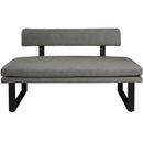 ディナーソファー Lotia 1300 ダークグレー メーカー直送▼返品・キャンセル不可【他商品との同時購入不可】