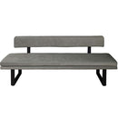 ディナーソファー Lotia 1900 ダークグレー メーカー直送▼返品・キャンセル不可【他商品との同時購入不可】