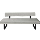 ディナーソファー Lotia 1900 ライトグレー メーカー直送▼返品・キャンセル不可【他商品との同時購入不可】