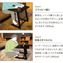 マルチテーブル Drama ラストブラック 70　メーカー直送　▼返品・キャンセル不可【他商品との同時購入不可】