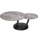 ムービングテーブル Morgan セラミックスモークグレイ メーカー直送▼返品・キャンセル不可【他商品との同時購入不可】