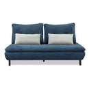 ソファー Isra 2P＋背x2 BL、BL/GY 設置 メーカー直送▼返品・キャンセル不可【他商品との同時購入不可】