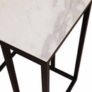 サイドテーブル Granada セラミックホワイトクォーツ メーカー直送▼返品・キャンセル不可【他商品との同時購入不可】