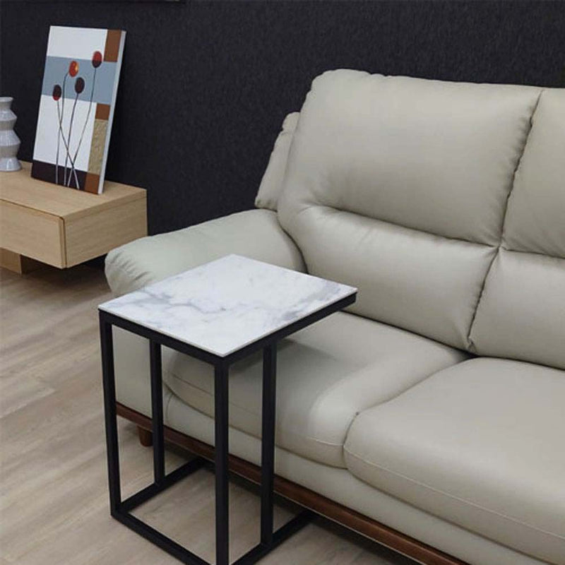 サイドテーブル Granada セラミック アッシュグレイ メーカー直送▼返品・キャンセル不可【他商品との同時購入不可】