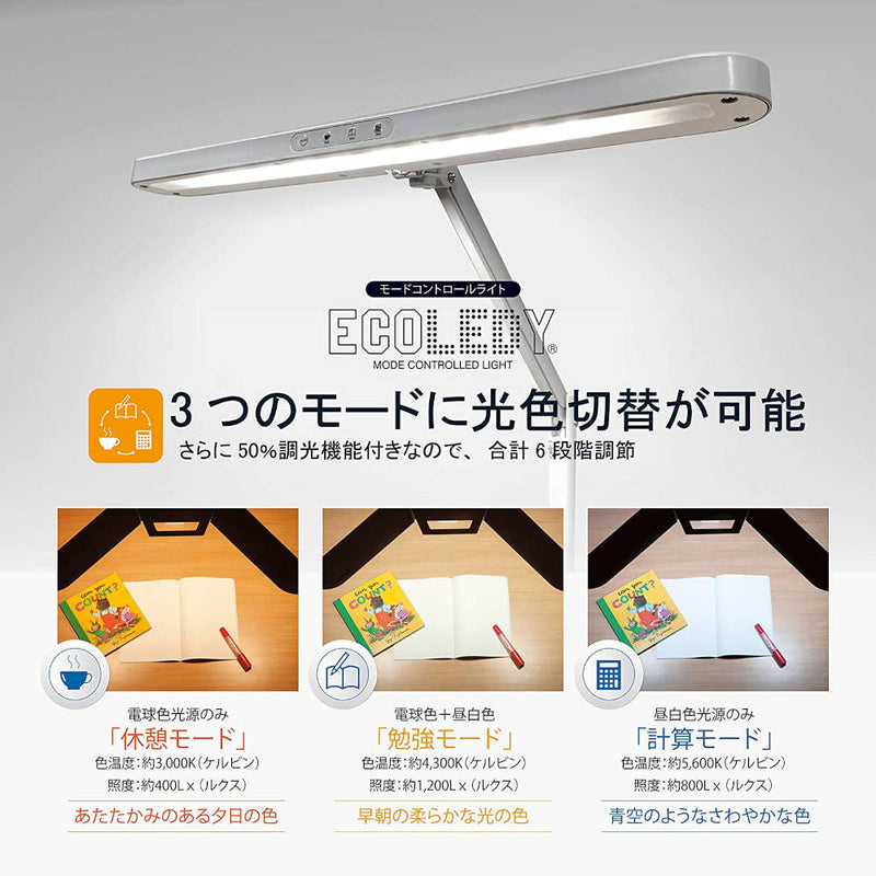 学習机 LEDライト エコレディ アームライト ECL-611 メーカー直送 ▼返品・キャンセル不可【他商品との同時購入不可】