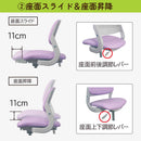 ハイブリッドチェア ブルー 安定性 キャスター付き PVC メーカー直送 ▼返品・キャンセル不可【他商品との同時購入不可】