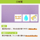 ハイブリッドチェア ブルー 安定性 キャスター付き PVC メーカー直送 ▼返品・キャンセル不可【他商品との同時購入不可】